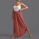thumbnail image 1 of WILLBEST Pantalones Casuales elegantes para Mujer, de Pierna Ancha, Cintura Alta, Yoga, Hippie, Playa, Talla Grande, Palazzo para Mayor Comodidad y Versatilidad. Extra Grande, 1 of 7