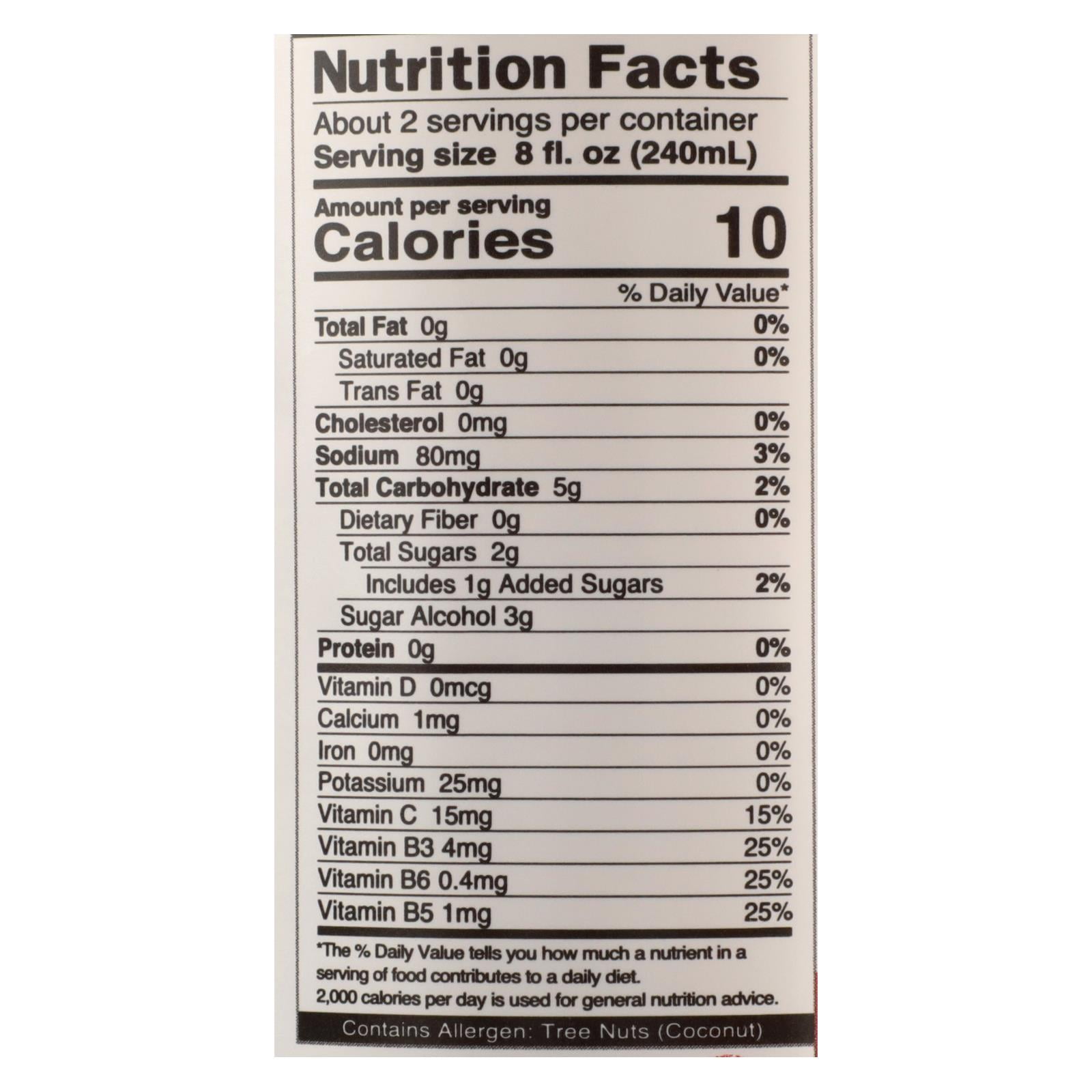 Roar Organic Georgia Peach Beverage, 18 fl oz [Pack of 12]