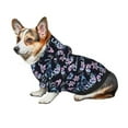 thumbnail image 7 of Honeii Love Butterflies Print Small Dog Hoodies Pet Hooded Sweatshirts Fall Winter Puppy Cat Sweaters Warm Clothes for Small Dogs Outfits Costume-X-Small, 7 of 7