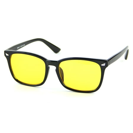Classic Design Yellow Lenses Computer Glasses Women Slim