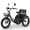Black, variant on S Electric Tricycle for Adults, 750W(Peak 1350W) Motor, 48V13Ah Battery, 20"x4" Folding Fat Tire 3-Wheel Electric Trike, 20MPH, Hydraulic Brakes, Rear Basket & Differential, UL2849