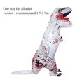 thumbnail image 2 of Traje inflable divertido de dinosaurio de Halloween Tyrannosaurus Rex Traje inflable de dinosaurio musculoso para montar, 2 of 5