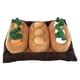 thumbnail image 1 of Juguete de peluche de zanahoria para niños, decorativo, relajante, para perros, juguete masticable de vegetales para la oficina Marrón, 1 of 8