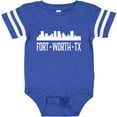 thumbnail image 3 of Inktastic Fort Worth Texas Skyline TX Cities Boys or Girls Baby Bodysuit, 3 of 5