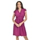 thumbnail image 4 of Vestido Manga Con Volantes Roman Fashion Juvenil 8867-SO Fucsia Oscuro M, 4 of 5