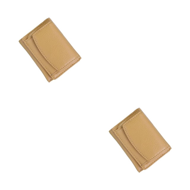 braveheart PU Purse Wallet Purse Card Holder Multifunction Blocking Design Large Capacity Japanese Style Money Bag Wallets Yellow 2Set
