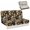 Floral Skull & Spider Web Pattern, variant on Chririnla Autumn Rv Jackknife Sofa Seat Covers, 2 Piece Elastic Wrinkle Free Couch Protector for Travel Trips and Pet Owners