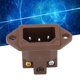 thumbnail image 5 of 100-250V, Pure Copper Insert Rhodium Plated Power Connector Socket AC Power Socket  For Professional Audio Appliances, 5 of 8
