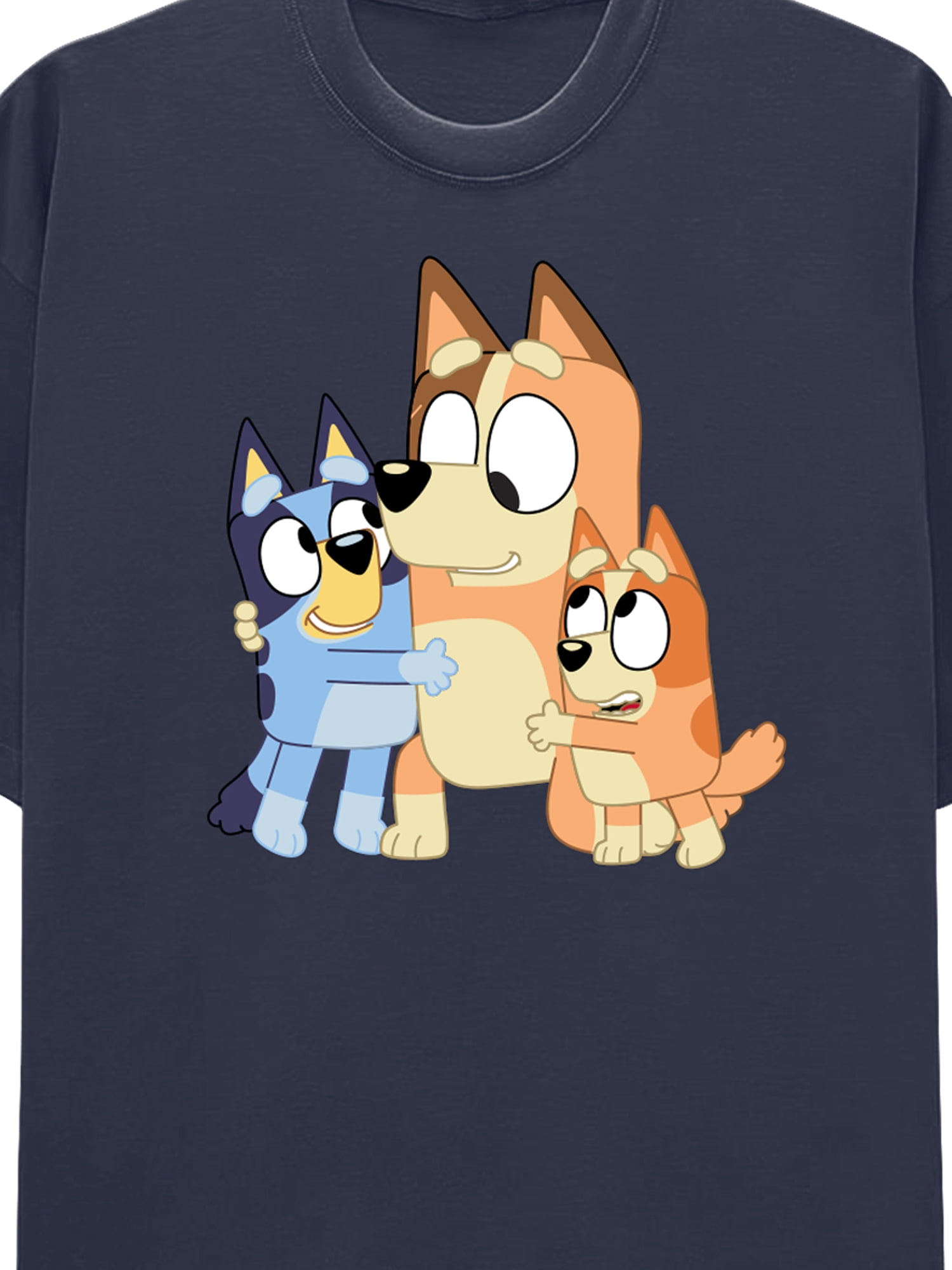 Bluey, Men's & Big Men's Graphic Tee, Hugs, Sizes S-3XL