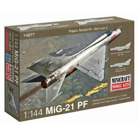 1/144 MIG 21 Fighter Interceptor Multi-Colored