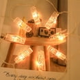thumbnail image 5 of 100Fens LED Photo Clips String Light, String Light Clips For Hang Pictures Card Bedroom Wall Decorations Christmas Patio Halloween Thanksgiving Wedding Party Décor Halloween Ambience Decoration, 5 of 5