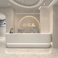 thumbnail image 3 of Bar Office Reception Desks Register Front Luxury Salon Checkout Counter Reception Desks Beauty Mesa Escritorio Modern Furniture My Lux Decor Round, 3 of 7