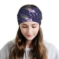 thumbnail image 5 of KLL Lavender Flowers Pirnt Wicking Running Beanie Head Wrap Cycling Bandana for Men Women, 5 of 8
