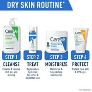 CeraVe Travel Size Hydrating Cream-to-Foam Facial Cleanser for Normal to Dry Skin 3 fl oz