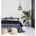 thumbnail image 2 of Z-Lite 447Mp Trestle 8" Wide Cage Mini Pendant - Matte Black / Olde Brass, 2 of 5