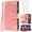Pink, variant on Asuwish Compatible with Motorola Moto G 5G 2025 Wallet Phone Case and Tempered Glass Screen Protector Flower Faux Leather Flip Credit Card Holder Stand Zipper Cell Cover for G5G 5 G G5 Women Pink