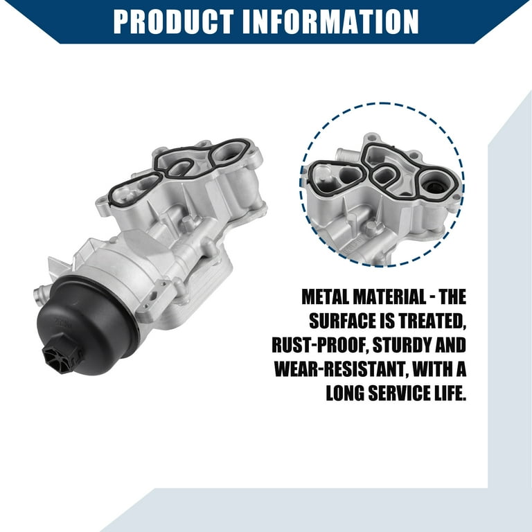 Unique Bargains No.11428643745 Engine Oil Cooler for BMW