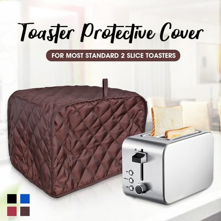 Two Slice Bread Toaster Cover Polyester Protector Dustproof For Home
