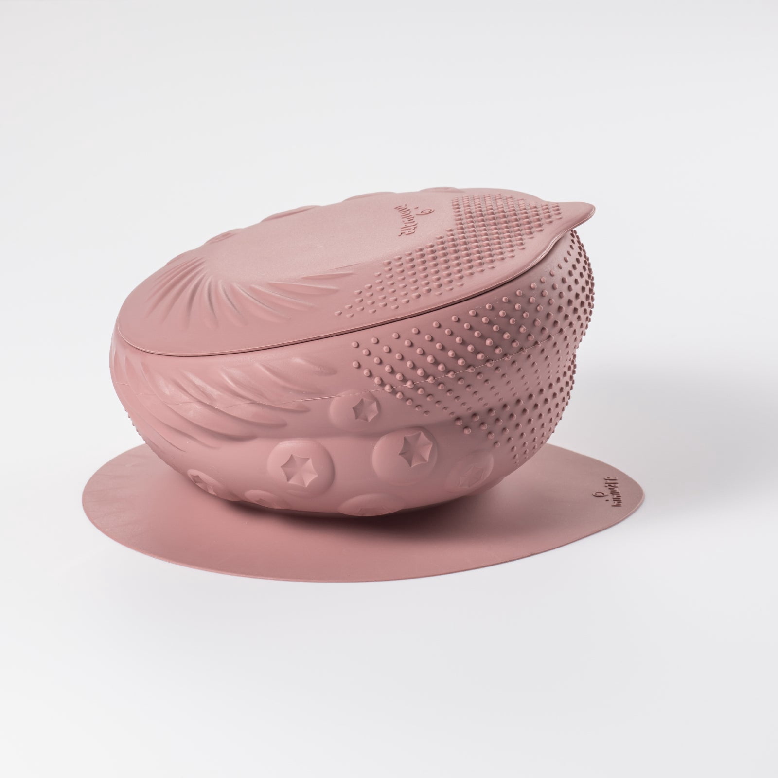 Miniware Sensory Baby Bowl, Raspberry, Food Grade Silicone for Sensory Development, 1-Count
