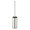 Brushed Nickel, variant on Stainless Steel Toilet Bowl Brush and Holder .Set Cleaning Tool Holder with Toilet Brush,dense brush, strong decontamination, easy to clean the toilet.