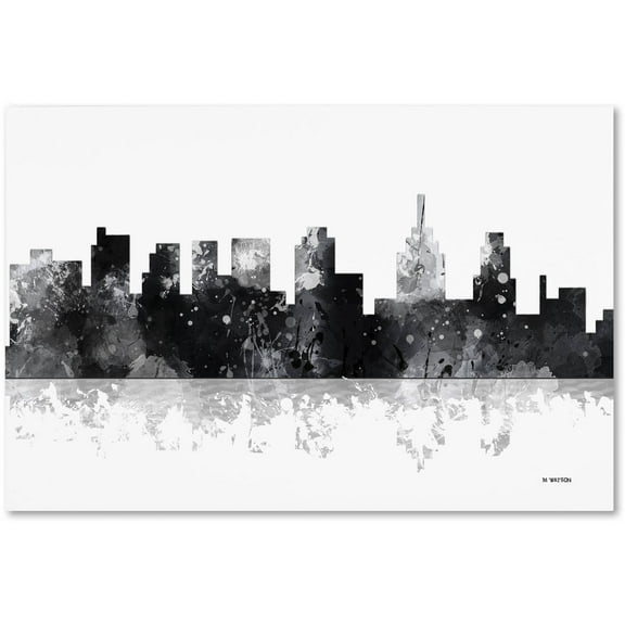 Trademark Fine Art "Philadelphia Skyline BG-1" Canvas Art by Marlene Watson