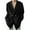 black, variant on HYwys Men s Long Sleeve Suit Blazer Lapel Waffle Jacket Outwear