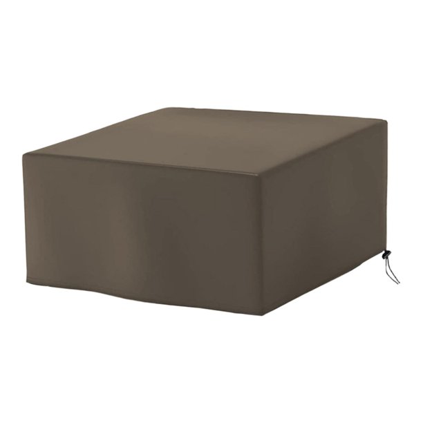 Funda para parrilla de exterior, impermeable, versátil, a prueba de polvo, resistente al viento, resistente al desgaste, accesorio de 18 pulgadas. Café