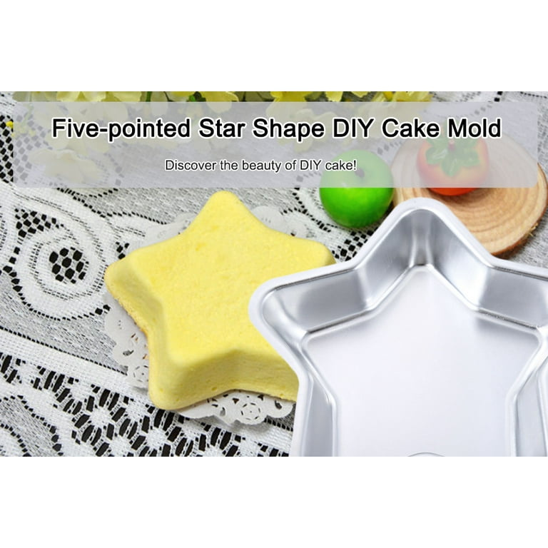 Naturegr Cake Mold Silica Gel Star Shaped Baking Pan for Birthday