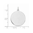 thumbnail image 2 of White Sterling Silver Charm Pendant 29 mm 22 1.87 In, 2 of 2