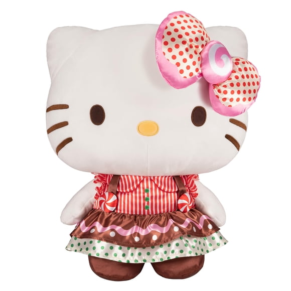 Peluche Jazwares Hello Kitty® Holiday de 24 pulgadas con vestido para mayores de 6 años