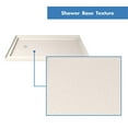 thumbnail image 4 of SlimLine 36 Inch D x 48 Inch W x 2-3/4 Inch H Left Drain Double Threshold Shower Base in Biscuit, 4 of 5