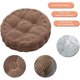 thumbnail image 3 of Cojín redondo de tatami para silla (40 cm/16", color café), diseño simple, para sillón, sofá, decoración interior, grueso, para el hogar, la oficina, el comedor, el coche y la sala de estar., 3 of 5
