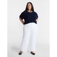 thumbnail image 2 of Terra & Sky Women’s Plus Crewneck Sweater with Short Dolman Sleeves, Midweight, Sizes 0X-5X, 2 of 5