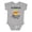 AC-Heather Grey, variant on Hawaiian Party Pineapple Girls Baby Bodysuit