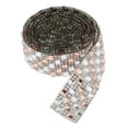 thumbnail image 2 of Rongfmy Rhinestone Ribbon Crystal Sewing Crafts 2cm - Champagne Square, 2 of 7