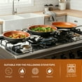 thumbnail image 4 of Gotham Steel Non Stick Frying Pan, 12.5” Ceramic Frying Pan Nonstick, Long Lasting Nonstick Cooking Pan with Helper Handle / Stay Cool Handle, Ultra-Durable, Dishwasher / Oven Safe, 100% Non Toxic, 4 of 8