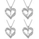 thumbnail image 4 of Collar de cristal con forma de corazón de diseñador de lujo para mujer, colgante de 26 letras, collar con inicial y nombre de pareja, regalo de San Valentín, 4 of 4