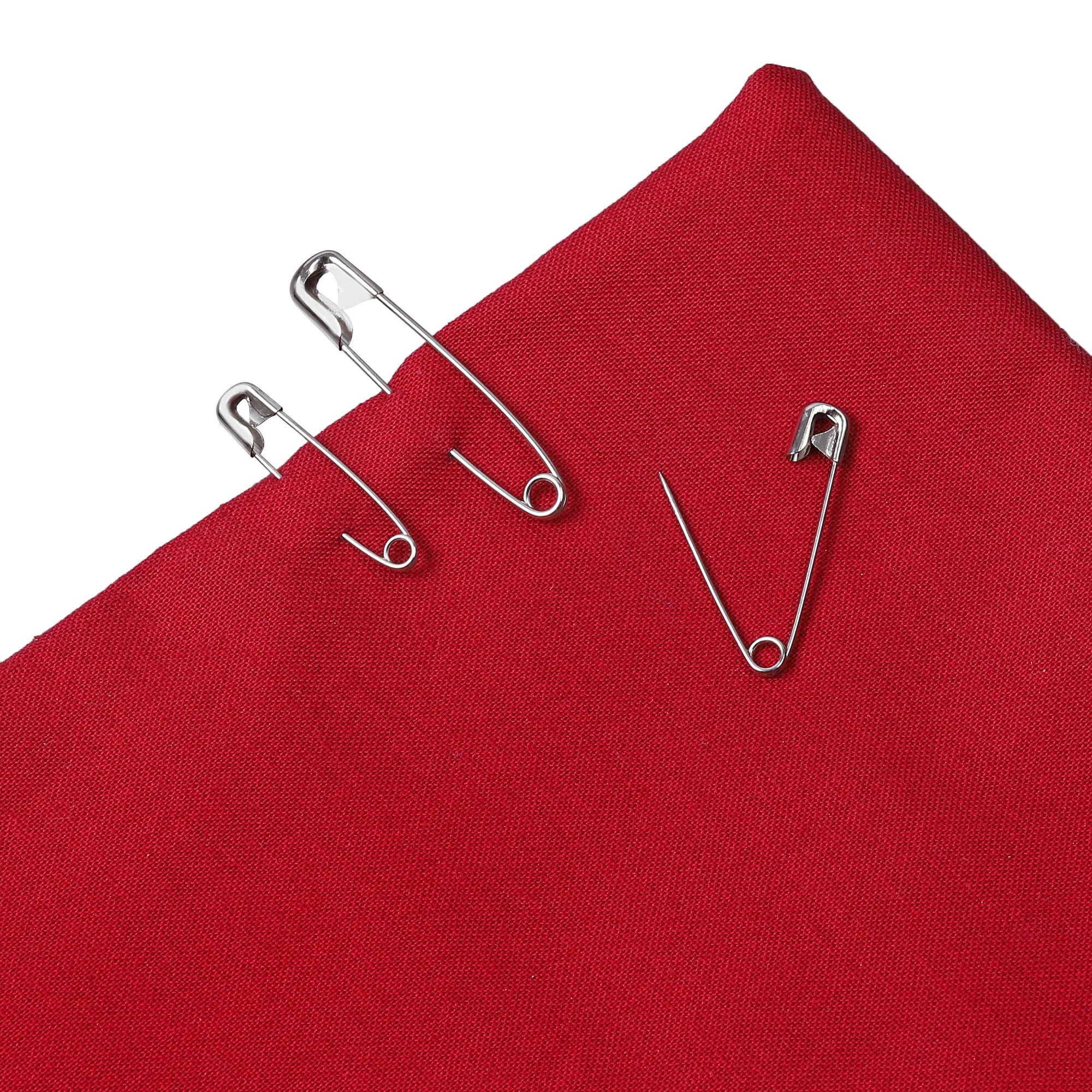 Hello Hobby Assorted Sized Safety Pins, Sizes 1 and 2, 12 Packs of 50 Pins, 600 Count