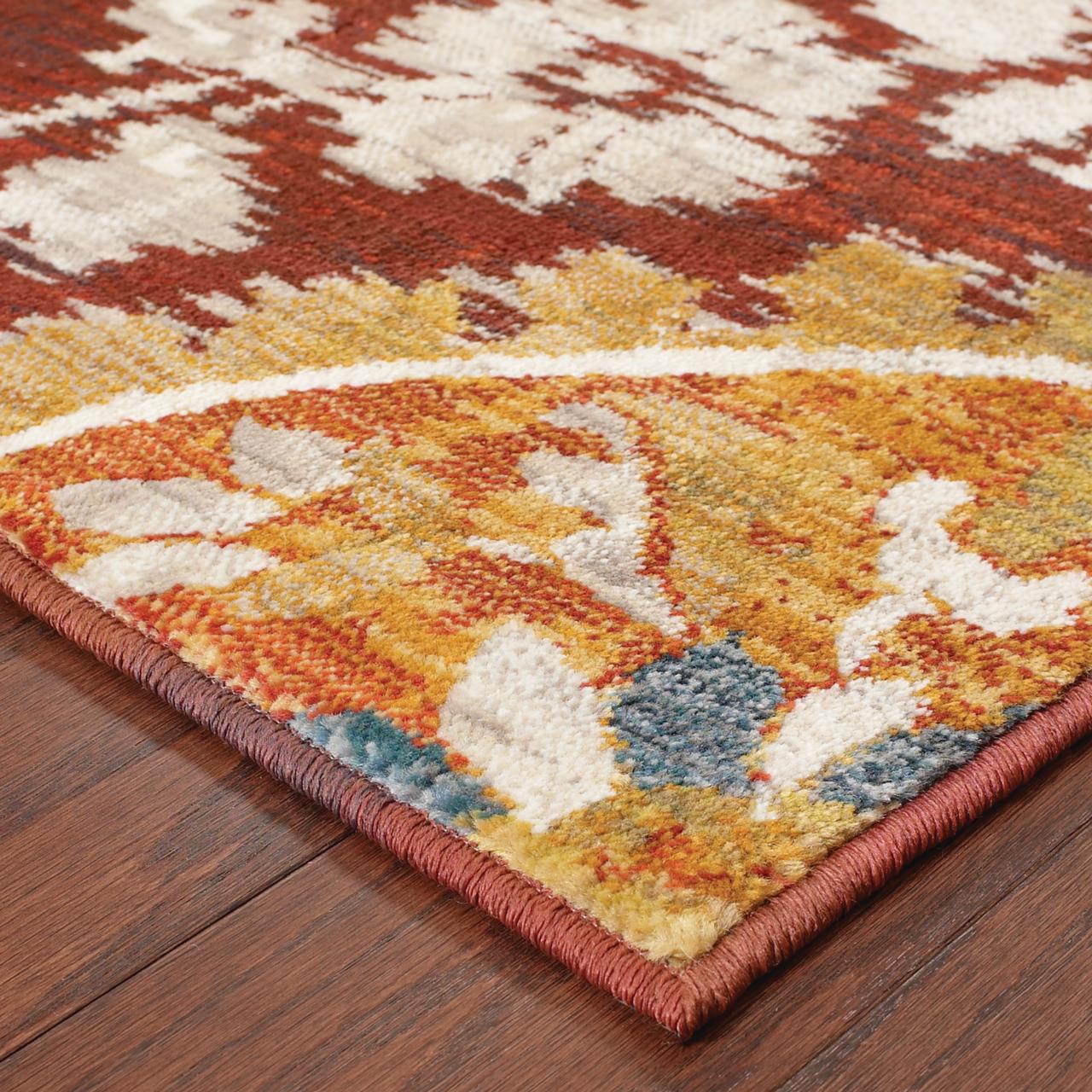 Avalon Home Sadie Oriental Transitional Area Rug, Off-White