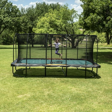 UPC: 0819049021316 | JumpKing Pro-Series Rectangular Trampoline 10’ x 18’  User weight 400 lbs [476923365]