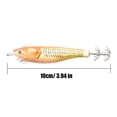 thumbnail image 3 of 10cm/10g anzuelo cebo cebos artificiales luminosos para pesca en el mar (naranja), 3 of 3