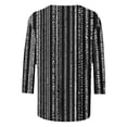 thumbnail image 4 of Juesizh T Shirts for Women Plus Size Crew Neck Shirts Trendy Loose Print 3/4 Sleeve Pullover Tee Shirts, S-5XL, 4 of 8