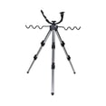 thumbnail image 4 of DYNWAVECA Fishing Rod Holder for All Terrains Rod Rack 7 Fishing Rods Tripod Foldable Portable Practical Telescopic Fishing Rods Stand 3 Sections Gray, 4 of 10