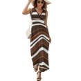 thumbnail image 1 of Vestido De Noche De Lujo Sin Mangas Para Mujer, Geometry Vestido De Fiesta, 1 of 5