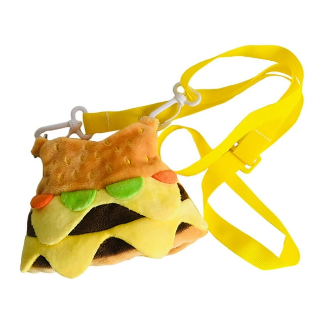 Ropa para muñecos de peluche de 20 cm, elegantes accesorios para fotos, disfraces, ropa para animales de peluche. Hamburguesa