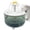 Gray, variant on EVNELE Pet Fountain - Cat Water Fountain Indoor, Automatic Water Fountain for Cats and Dogs,41oz/1.2L Cat Dog Water Dispenser, White