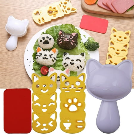 

Rice Ball Molds Sushi Balls Maker Mould Spoon Kitchen Cooking Utensil Tools Set