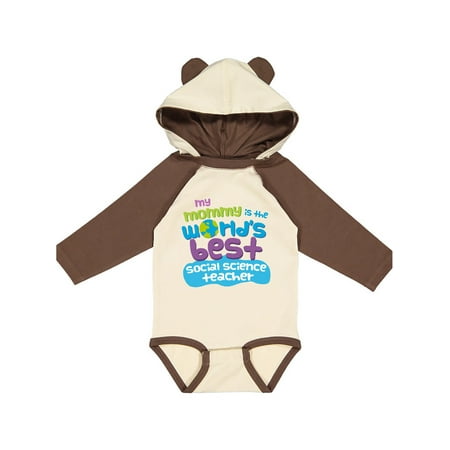 

Inktastic Social Science Teacher Mom Gift Baby Boy or Baby Girl Long Sleeve Bodysuit