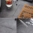 thumbnail image 4 of Pajitas de acero inoxidable reutilizables, 8 pajitas de metal para beber en un juego, con 2 cepillos de limpieza, respetuosas con el medio ambiente, no tóxicas, lavables, ideales para batidos, batidos Xemadio 2034215-2, 4 of 9