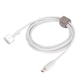 thumbnail image 1 of Cable de carga rápida tipo C a T magnético para Macbook tipo C macho a Magsafe 2 de 45 W PD de PVC de segunda generación, 1 of 12